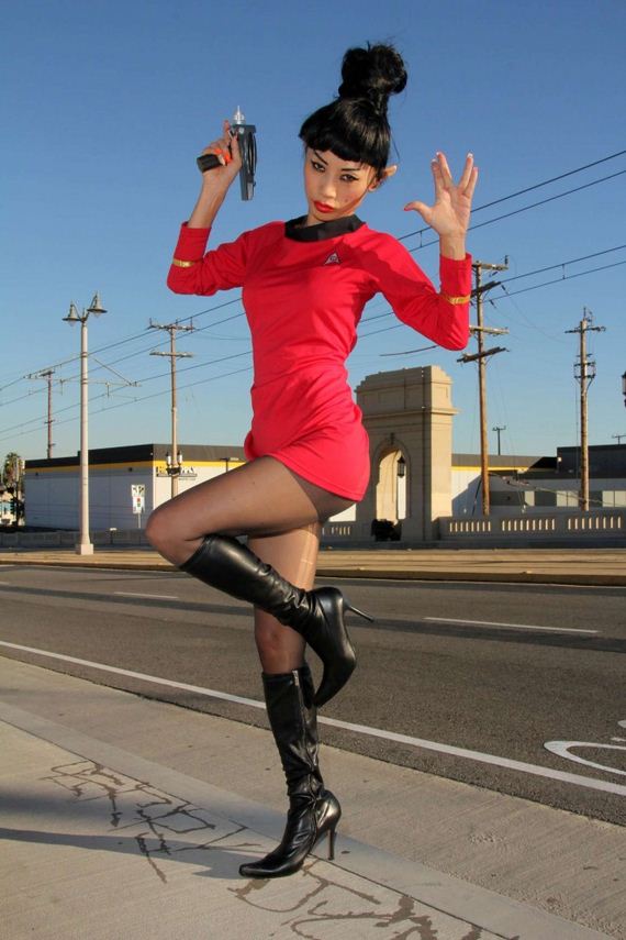 Bai-Ling -Posing